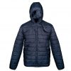 FASHION HOODED JACKET, PUFFY WITH 2 ZIPPER POCKETS